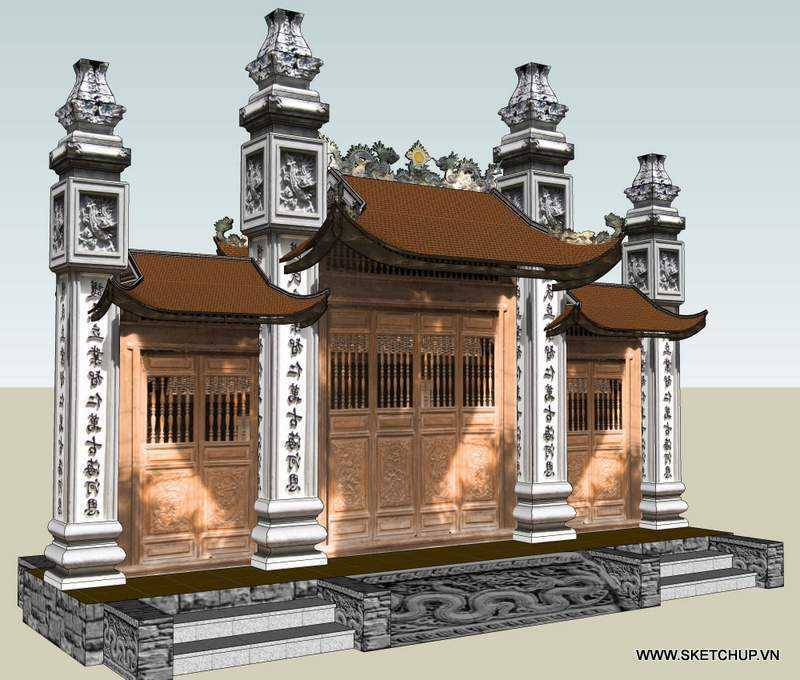 Tổng hợp thư viện công trình đình chùa, kiến trúc cổ Việt Nam