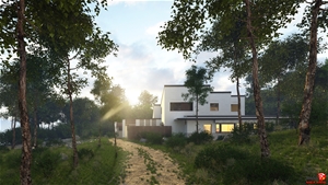NATURE HOUSE|SKETCHUP, VRAY, PHOTOSHOP