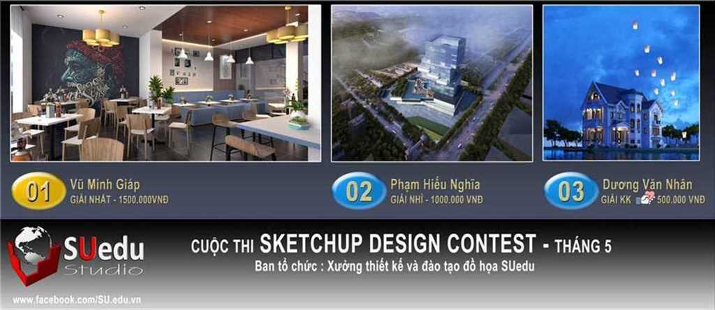 Thumbnail Model đạt giải SKETCHUP DESIGN CONTEST – SUEDU (Tháng 5-2015)