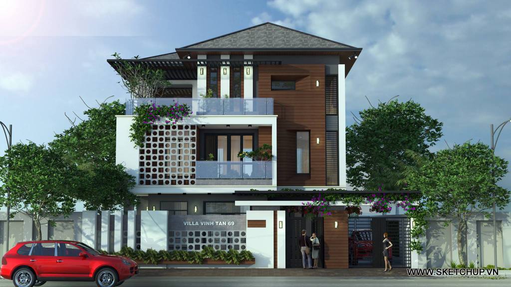 Biệt thự 3 tầng - Nguyễn Linh