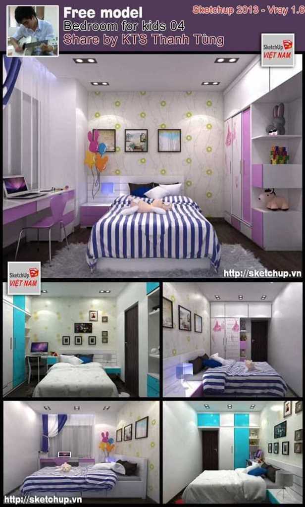 Thumbnail Bedroom for kids #4 - Thanh Tùng